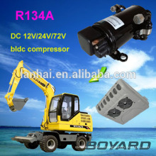 R134a boyard bldc 12 v mini compresseur pour la réfrigération mobile réfrigérateur